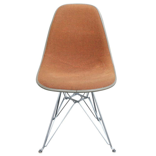 Red orange in color  modern Eames High Back Soft Pad Office Chair by Herman Miller. Elevate your workspace!