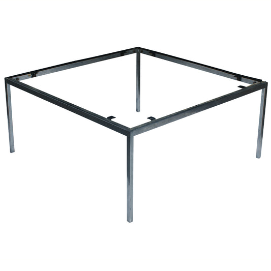 36″ Vintage Knoll Chrome Coffee Table Base