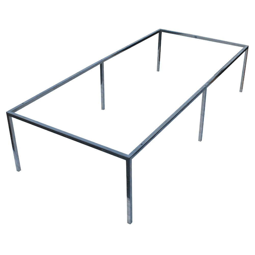 66″x30″ Rectangular Stainless Steel Coffee Table Base