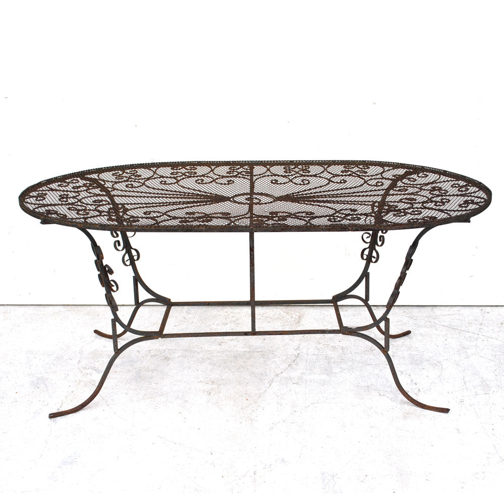 Wrought Iron Patio Dining Table My Store