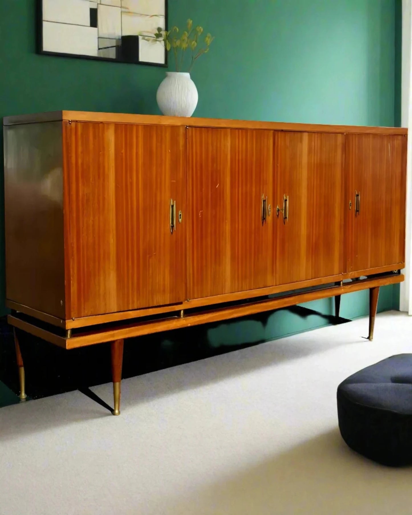 7ft Italian Buffet Dry Bar Credenza