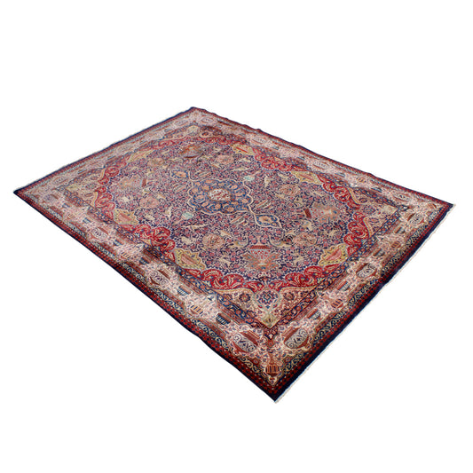 9ft x 13ft Hand Knotted Iran Kashmar Rug 70% OFF