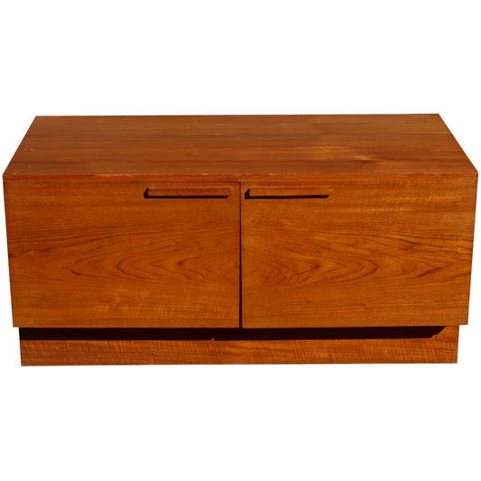 Vintage Danish teak cabinet by IB Kofod-Larsen with mid-century modern design
