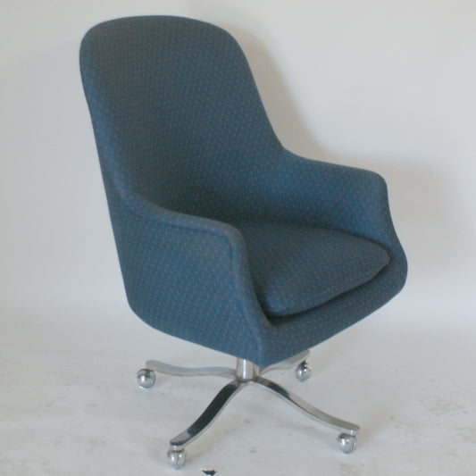 Vintage Nicos Zographos High Back Alpha Bucket Chair