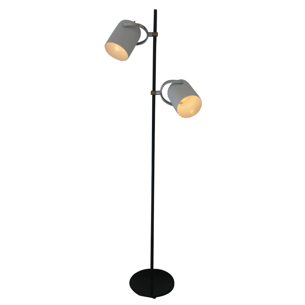 White Vintage Lightolier Floor Lamp ( abn70 ) (MR11150)