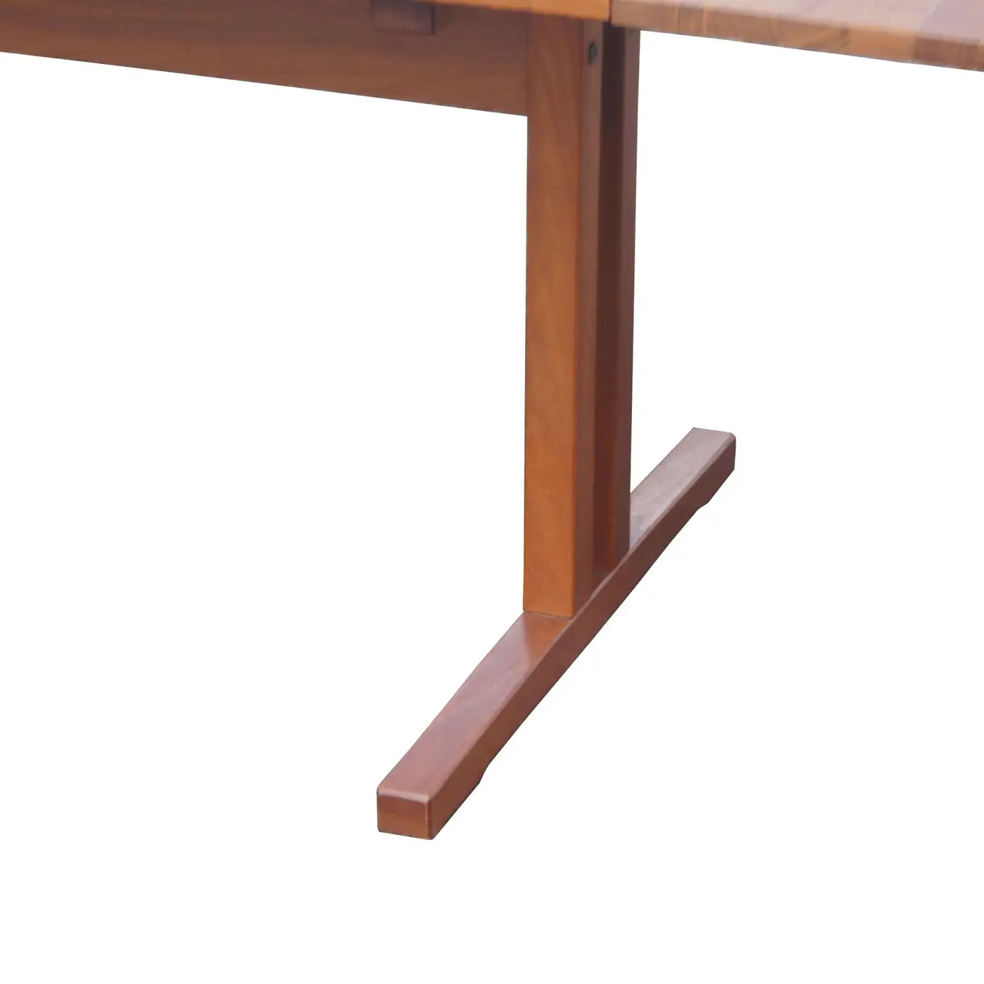 59″ Vintage Mid Century Modern Teak Expandable Dining Table