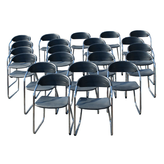 Kinetics Black Chrome Office Chairs