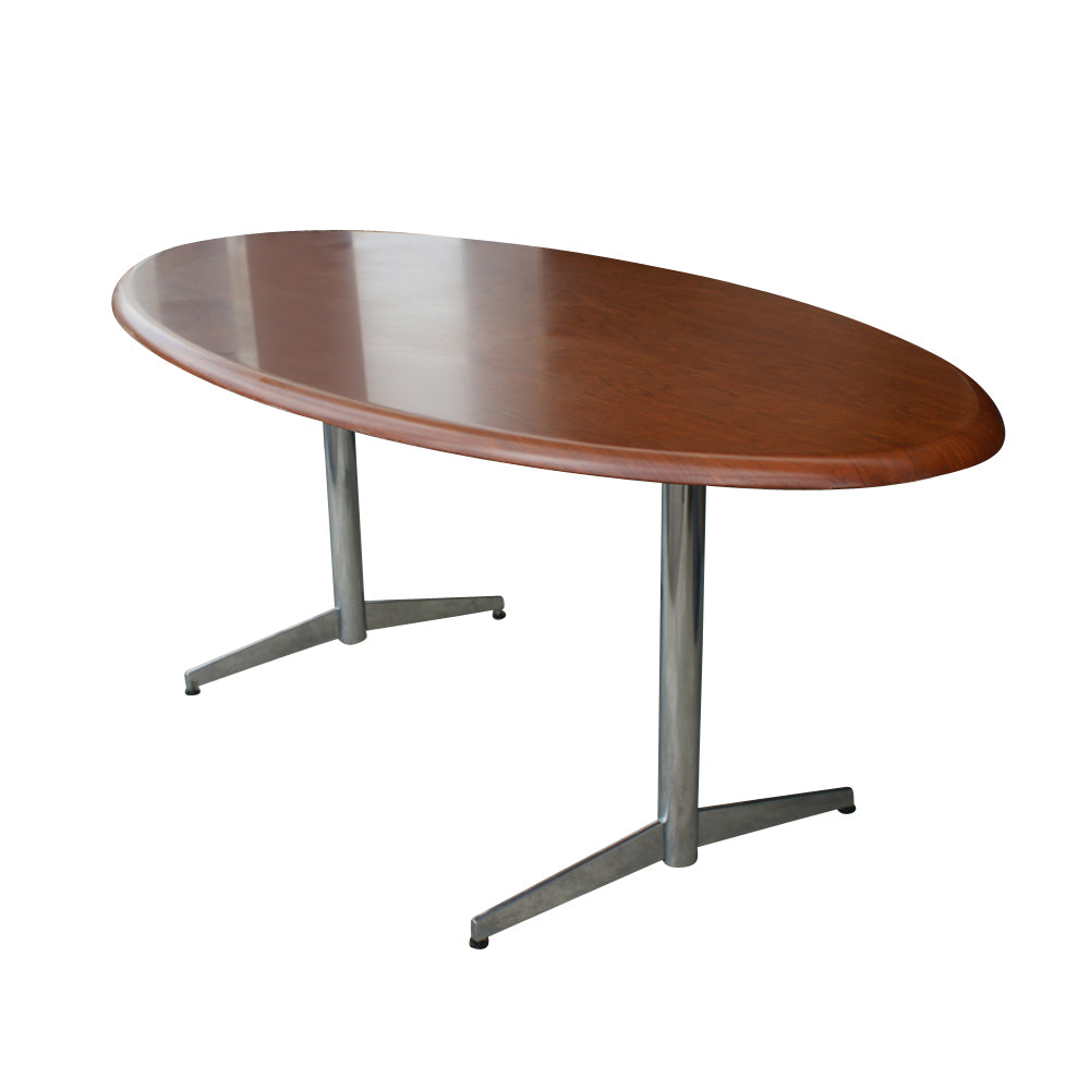 6ft Vintage Mahogany Stow Davis Table Desk