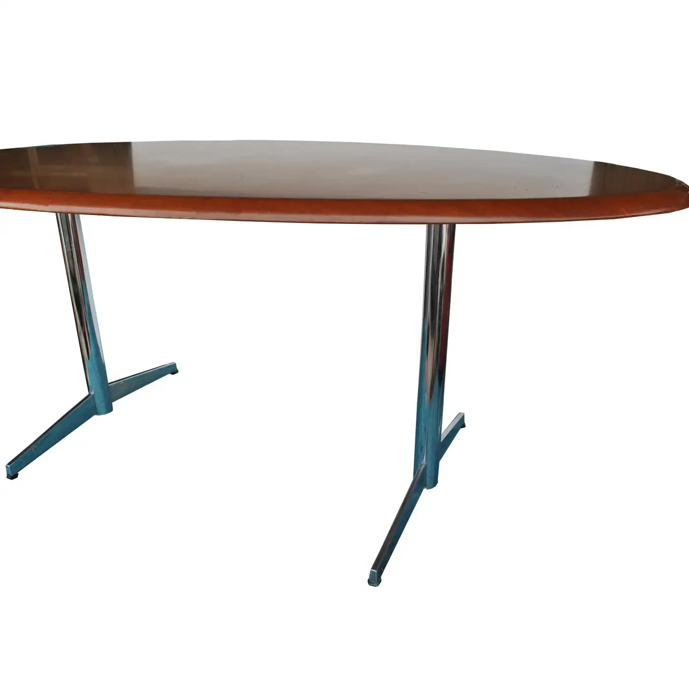 6ft Vintage Mahogany Stow Davis Table Desk