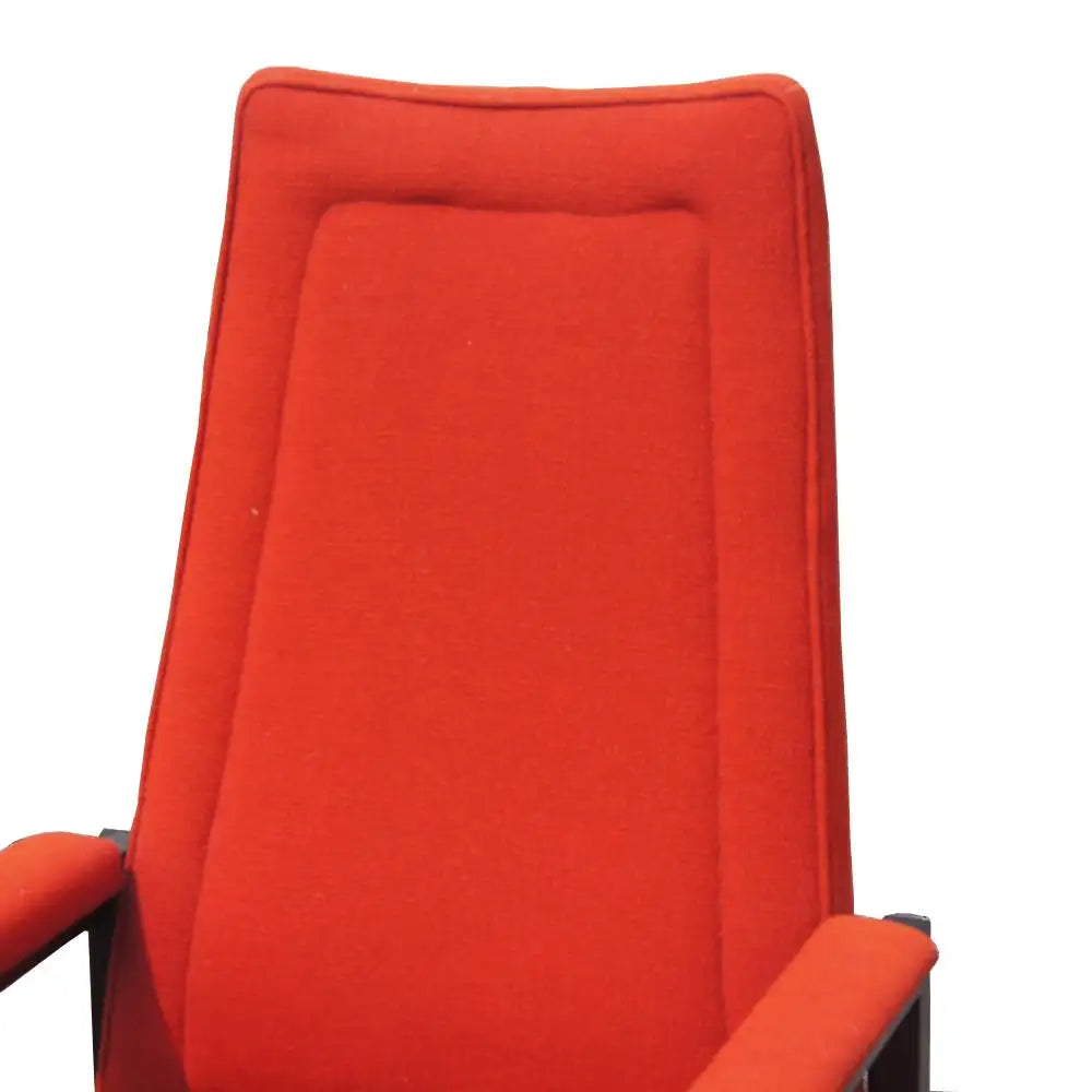 Vintage Red Edward Wormley Dunbar Chairs