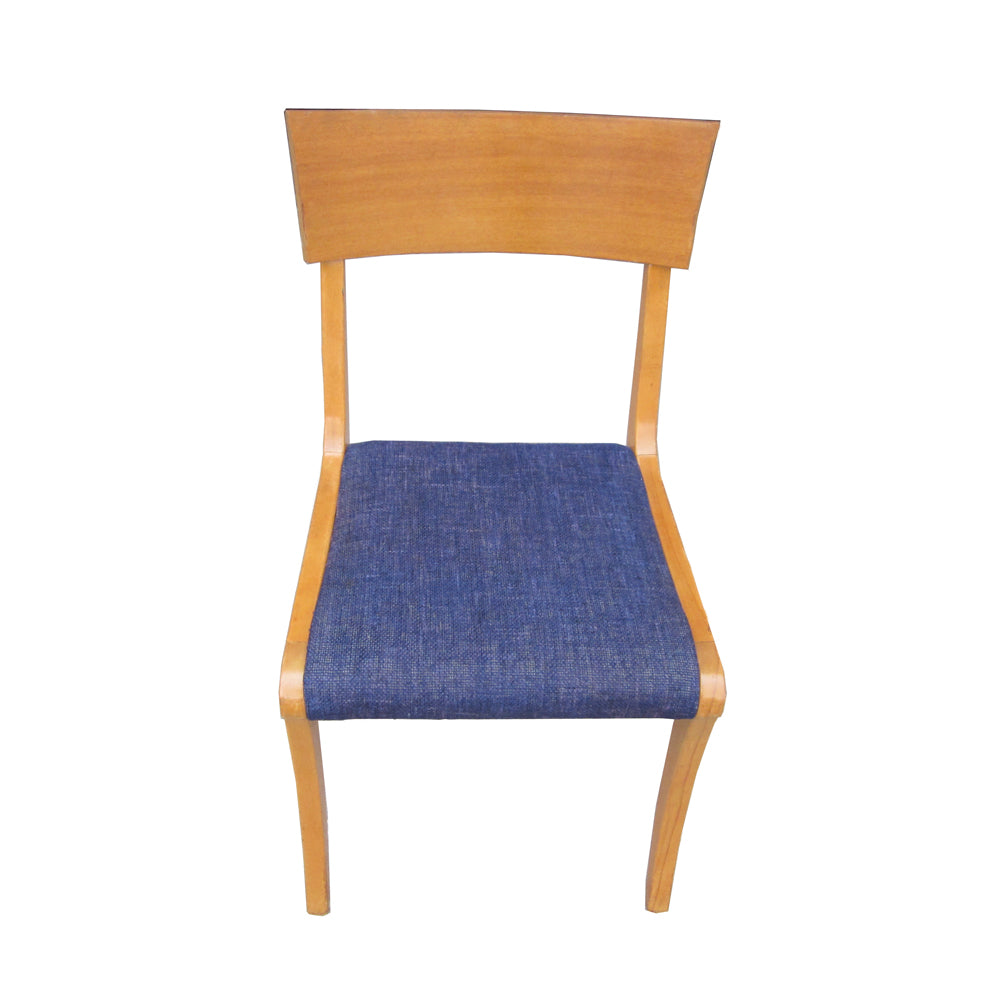 Vintage Rway Mahogany Dining Chair w/ Fabric Cushion