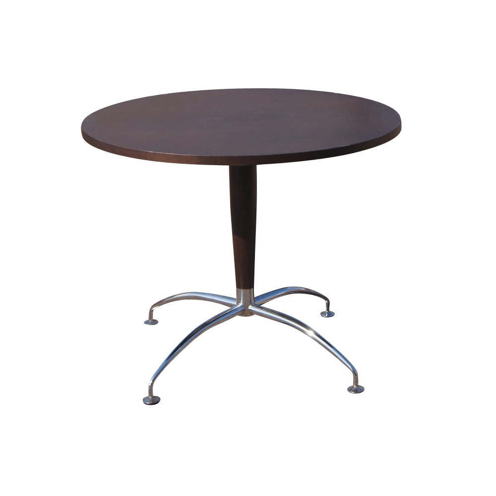 36″ Vintage Herman Miller Round Laminate Top Dining Table