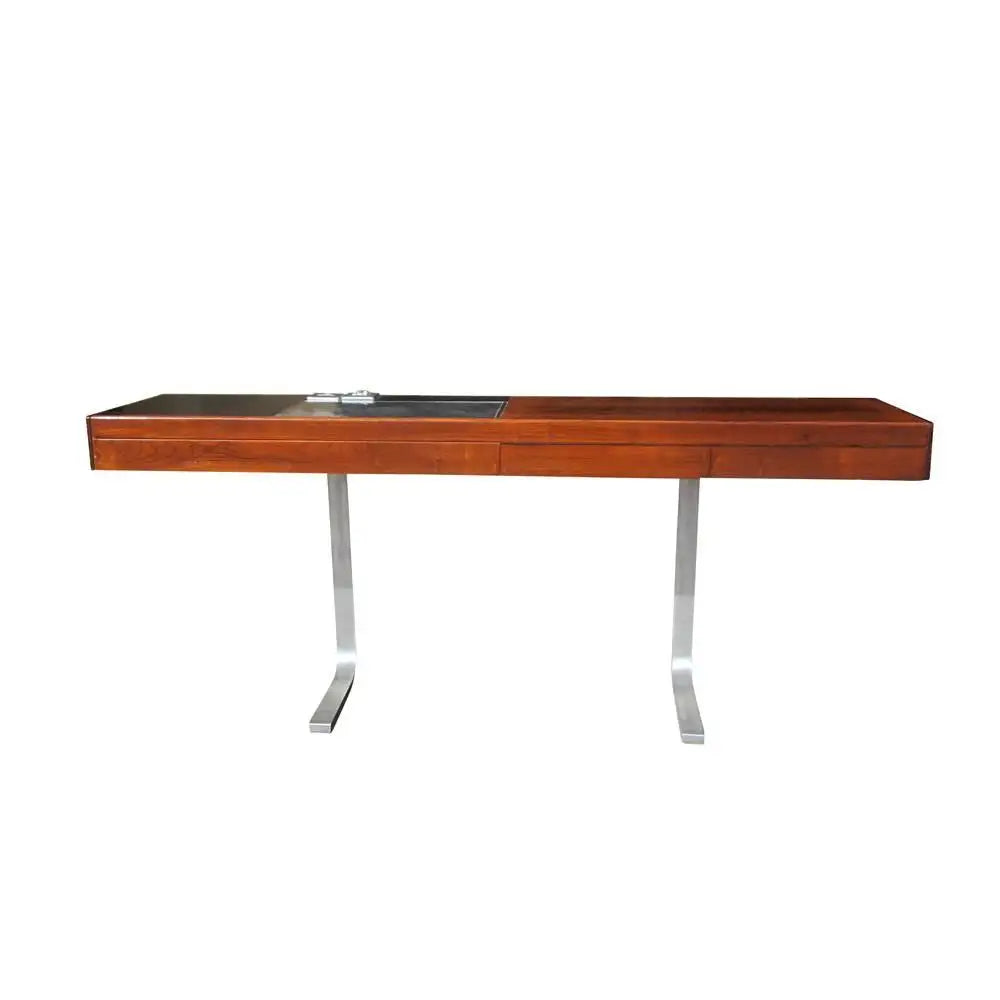 72″ Vintage Rosewood Console Robert Heritage (MR14321)