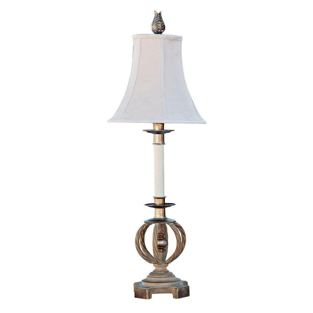 Vintage Mid-Century Neoclassical Braided Lamp (MR14330)