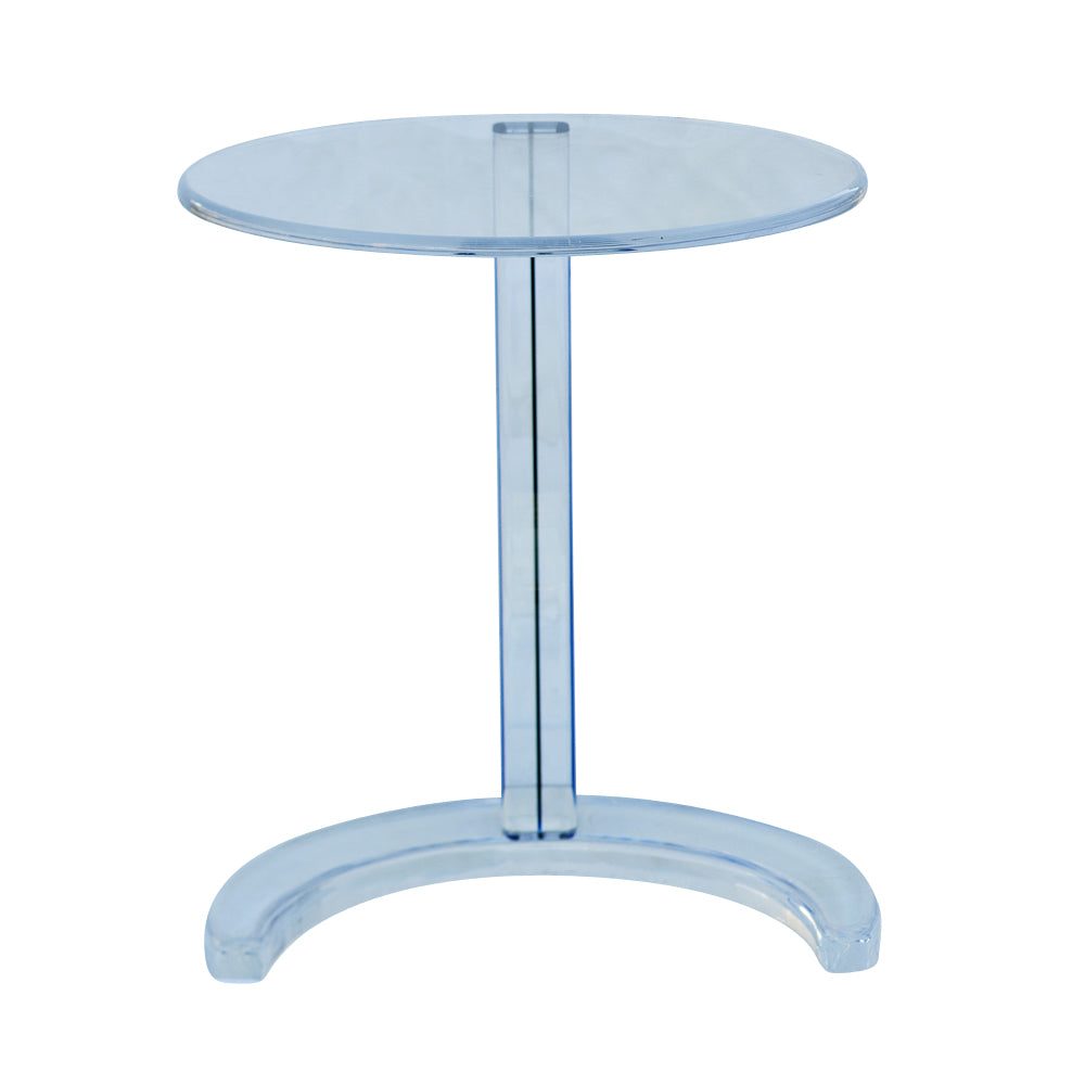 Blue Acrylic Circular Nesting Side Tables