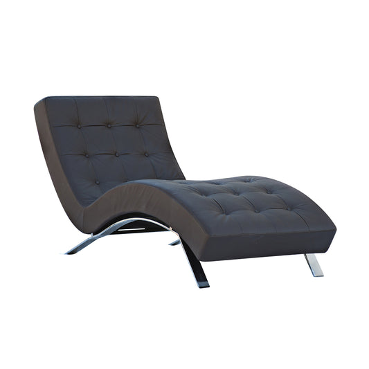 Contemporary Barcelona Style Chaise Lounge