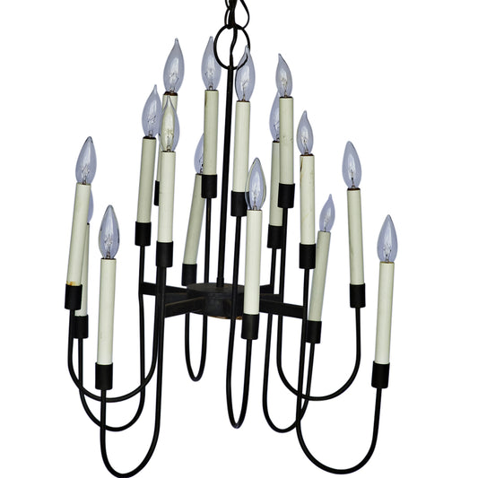 Midcentury 16 Light Chandelier (MR13318)