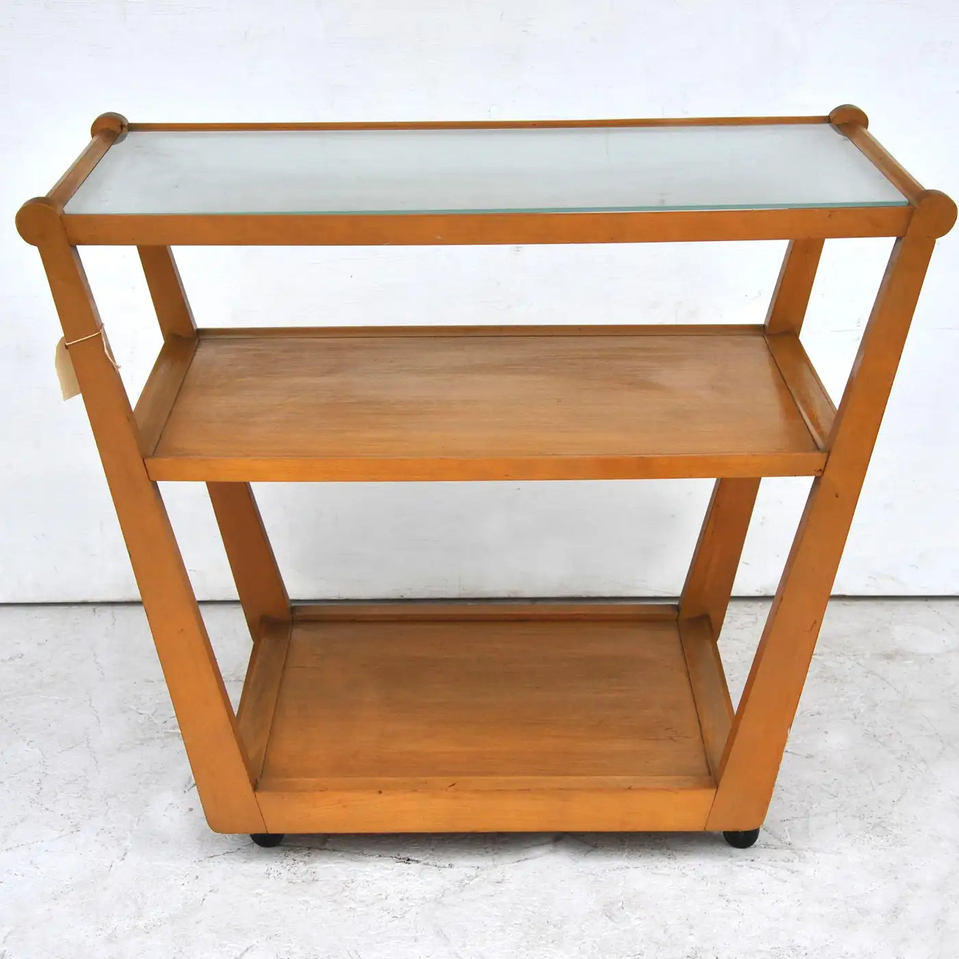 Vintage Mid Century Edward Wormley Drexel Precedent Rolling Bar Cart