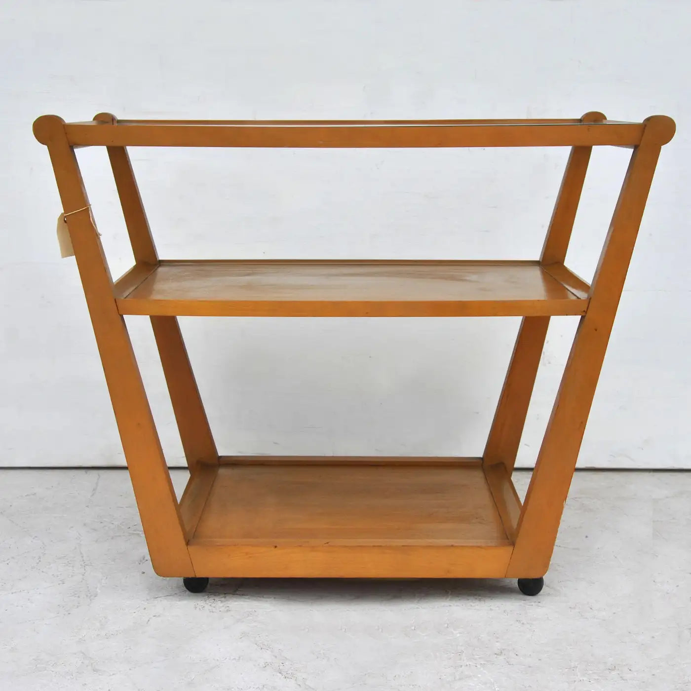 Vintage Mid Century Edward Wormley Drexel Precedent Rolling Bar Cart