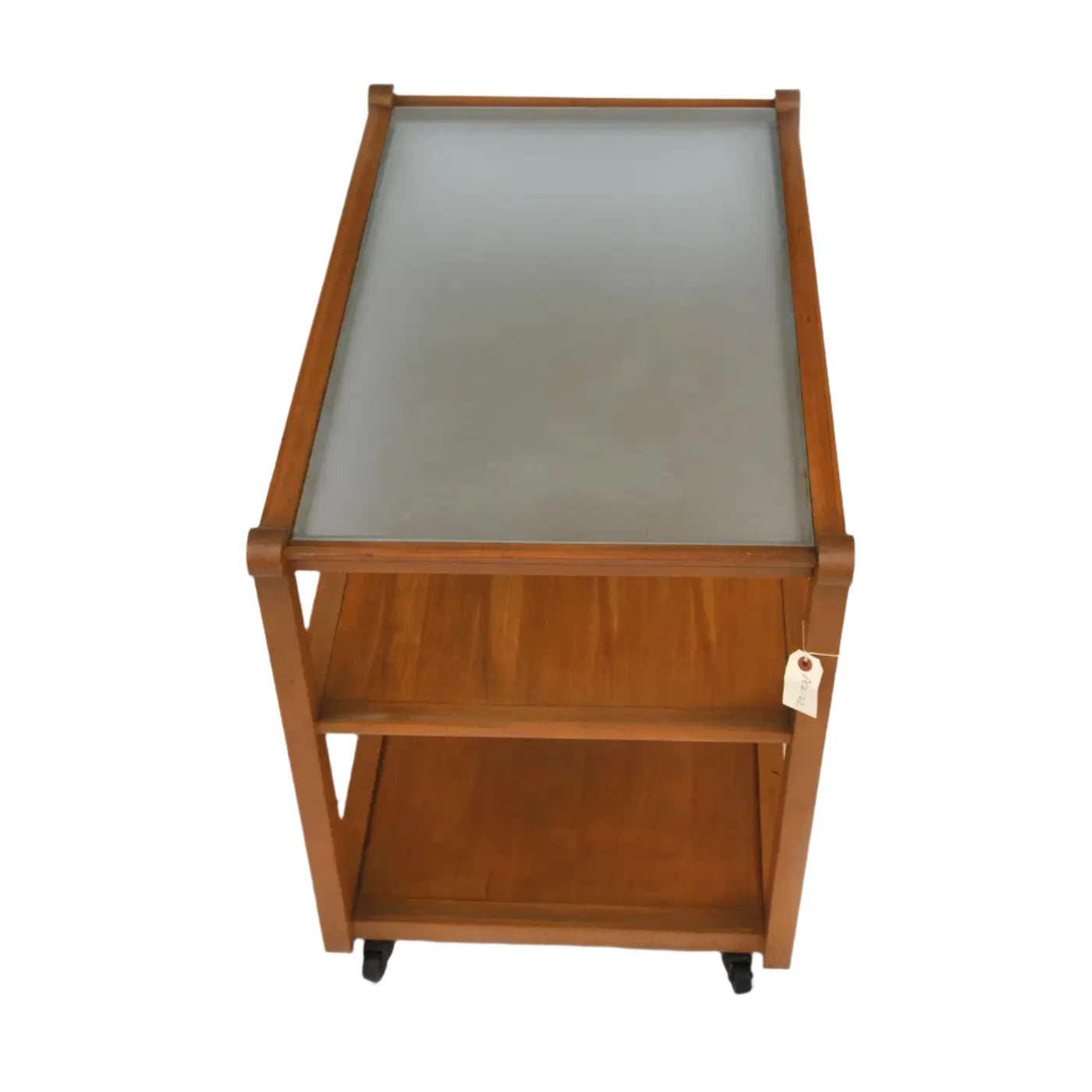 Vintage Mid Century Edward Wormley Drexel Precedent Rolling Bar Cart