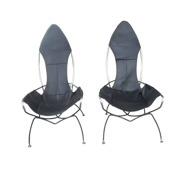 A Pair of Vintage Tony Paul Sling Chairs