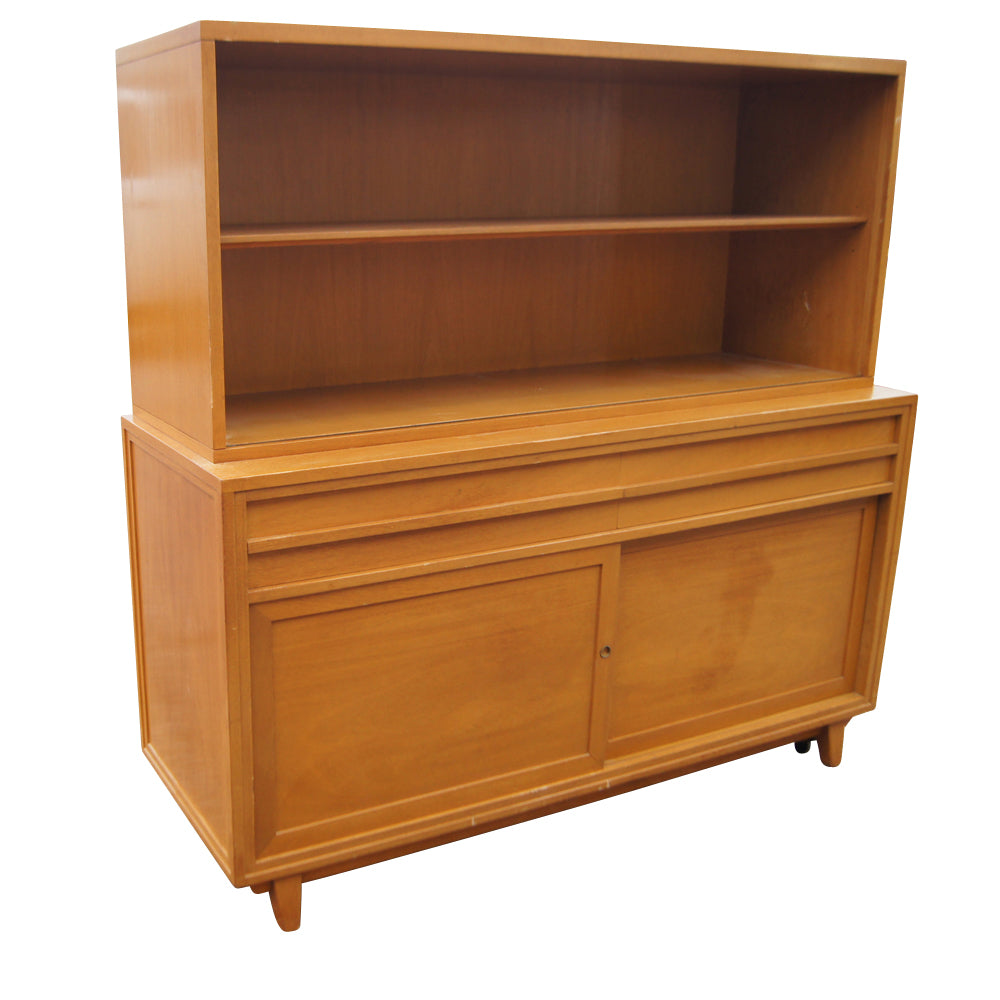 Five ft. Vintage Mahogany Breakfront by Rway w/ Four Shelves (MR13210)