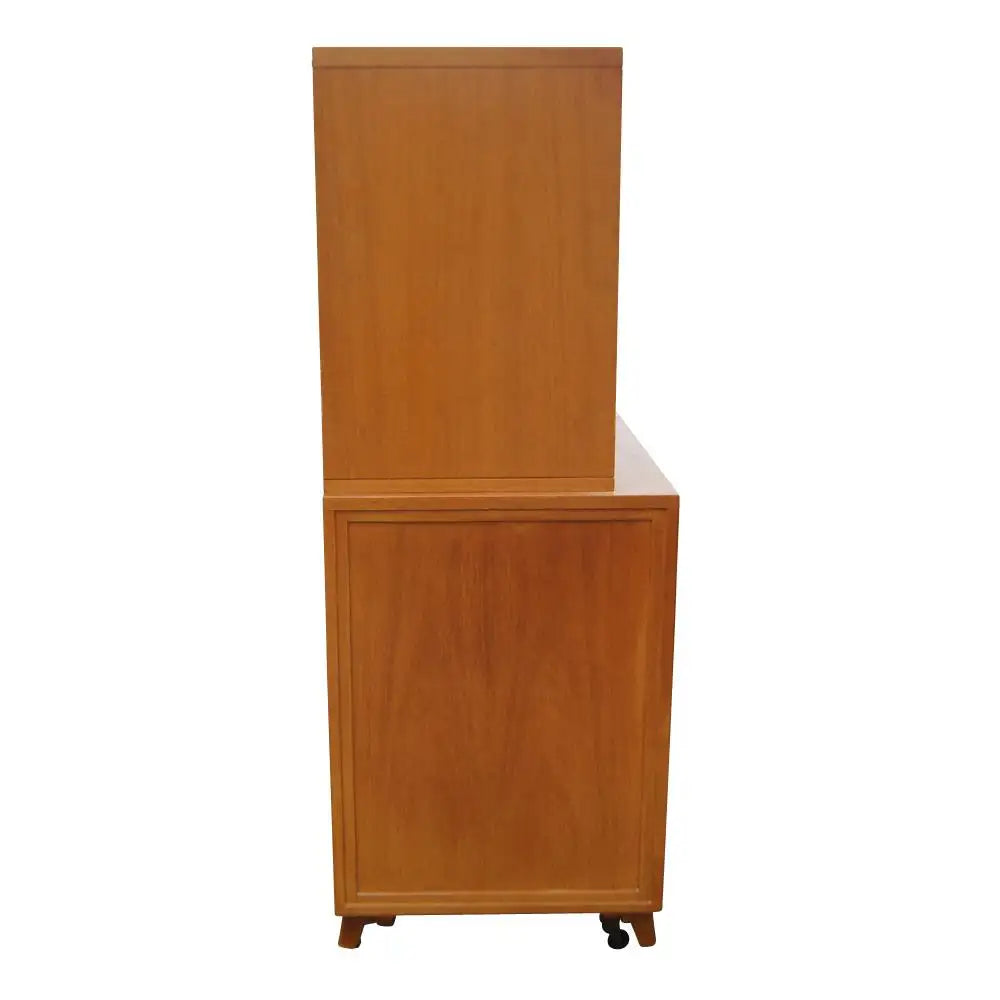 Five ft. Vintage Mahogany Breakfront by Rway w/ Four Shelves (MR13210)