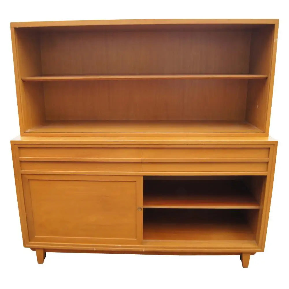 Five ft. Vintage Mahogany Breakfront by Rway w/ Four Shelves (MR13210)