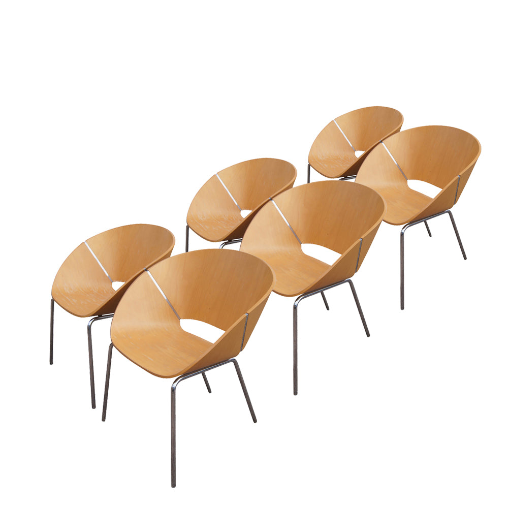 2002 Lipse Side Chairs by Wolfgang Mezger for Davis Furniture