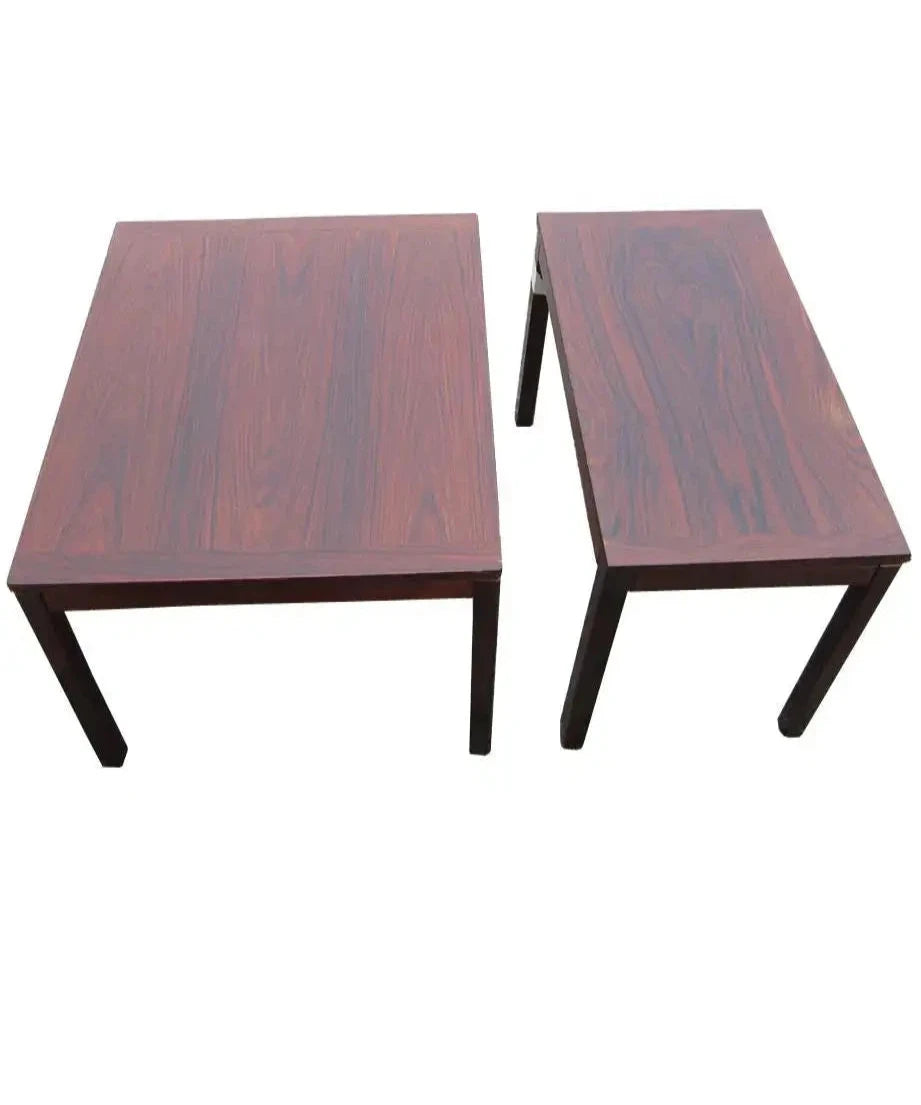 Mid-century Scandinavian rosewood tables