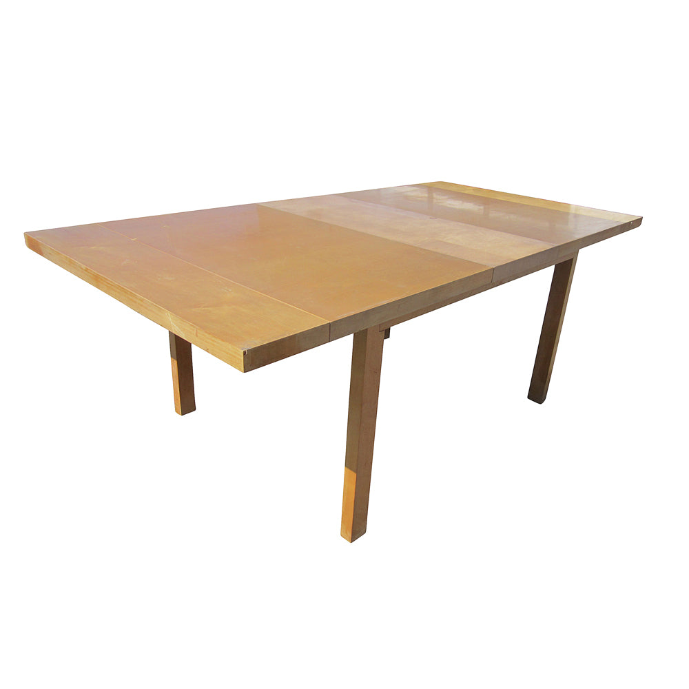 64″-96″ Vintage Dining Table Designed by Keppel and Green for Brown-Saltman