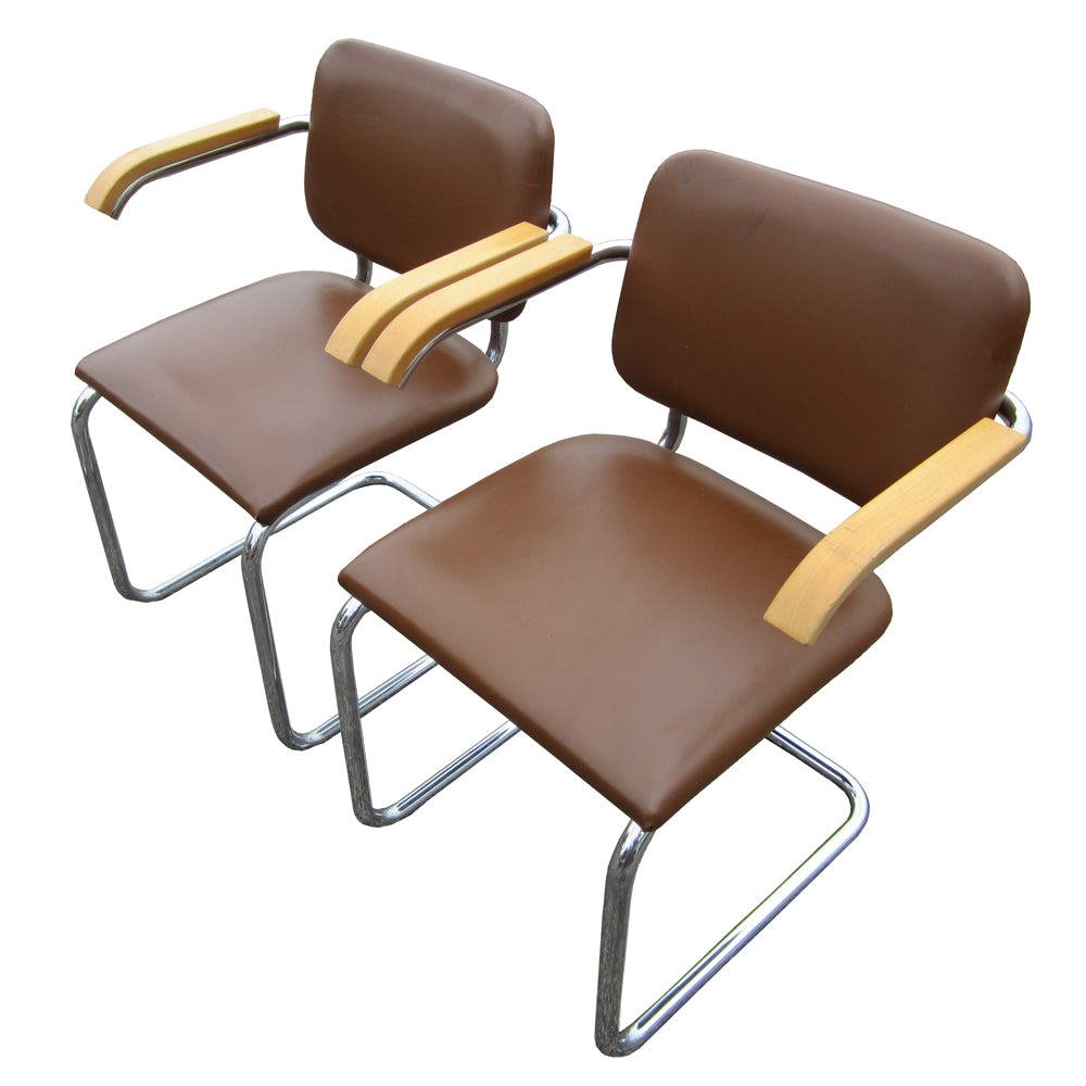 Pair of Vintage Breuer Cesca Chairs for Stendig