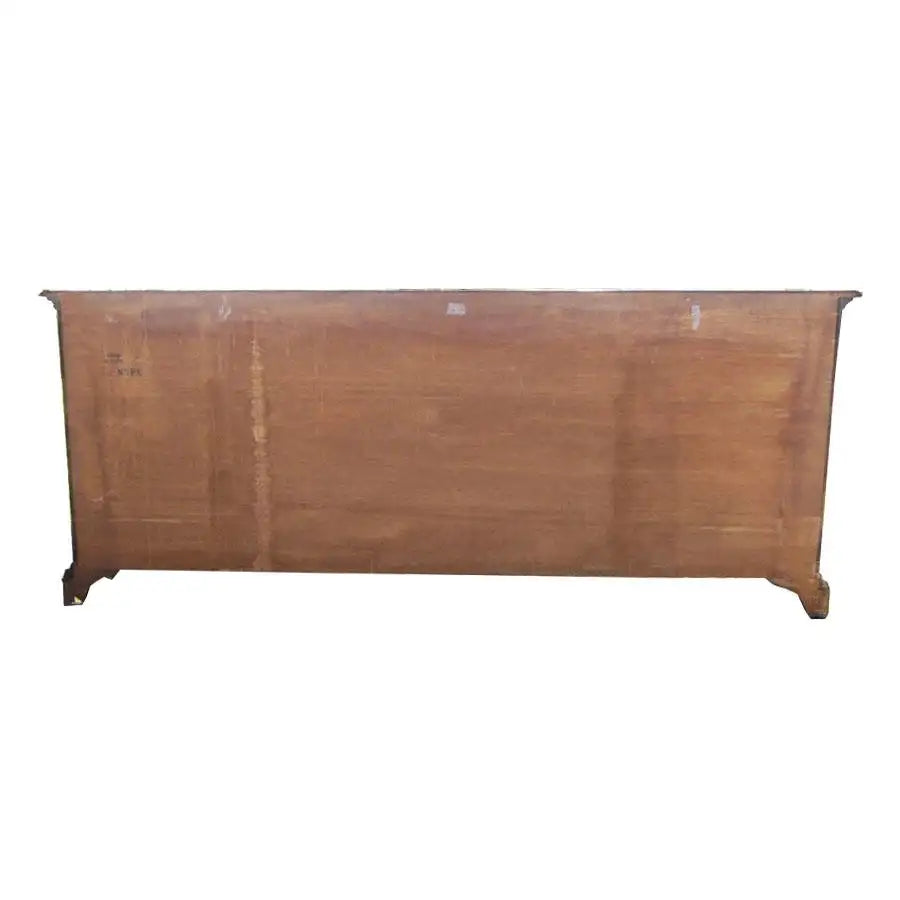Vintage Solid Wood Italian Desk Secretary Credenza