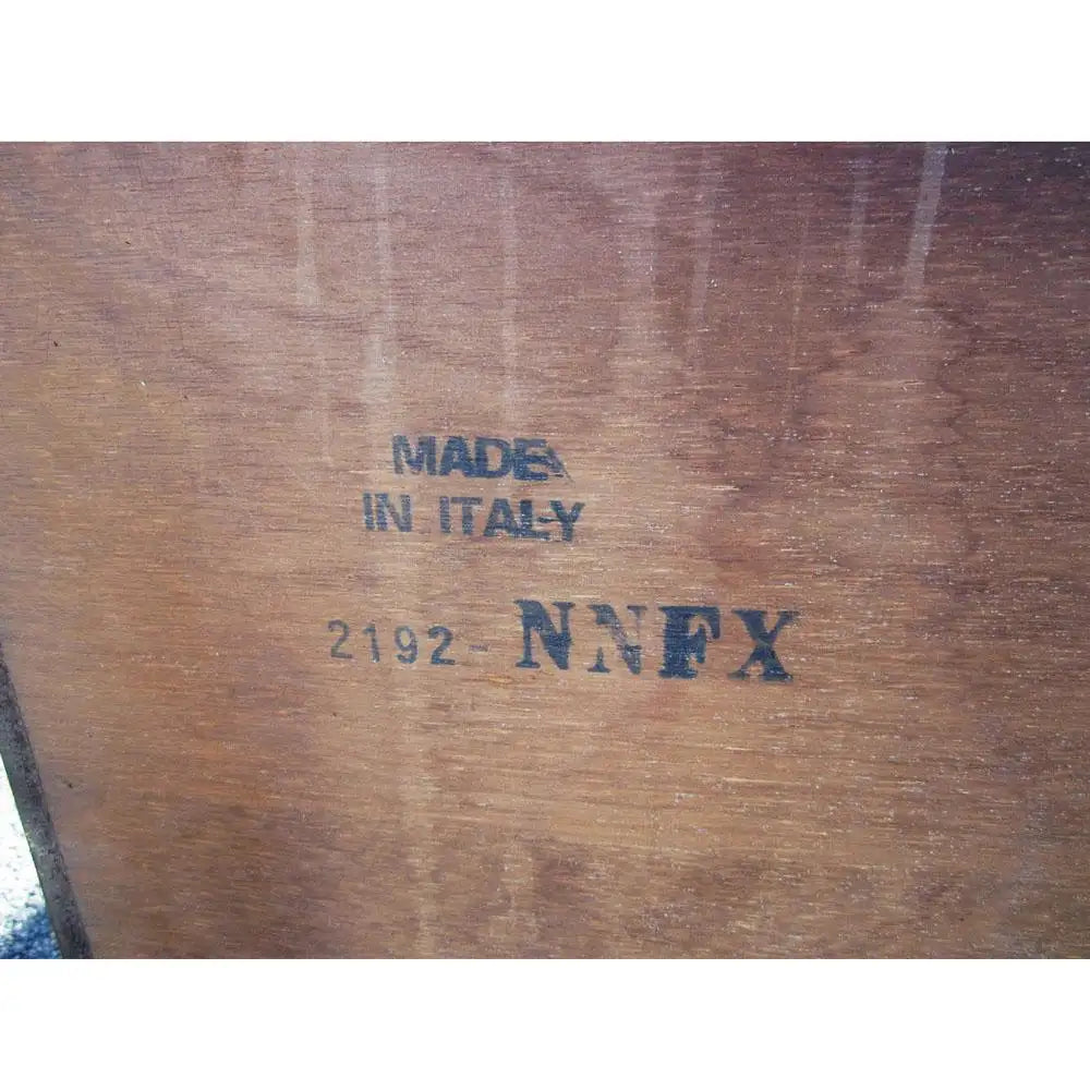 Vintage Solid Wood Italian Desk Secretary Credenza