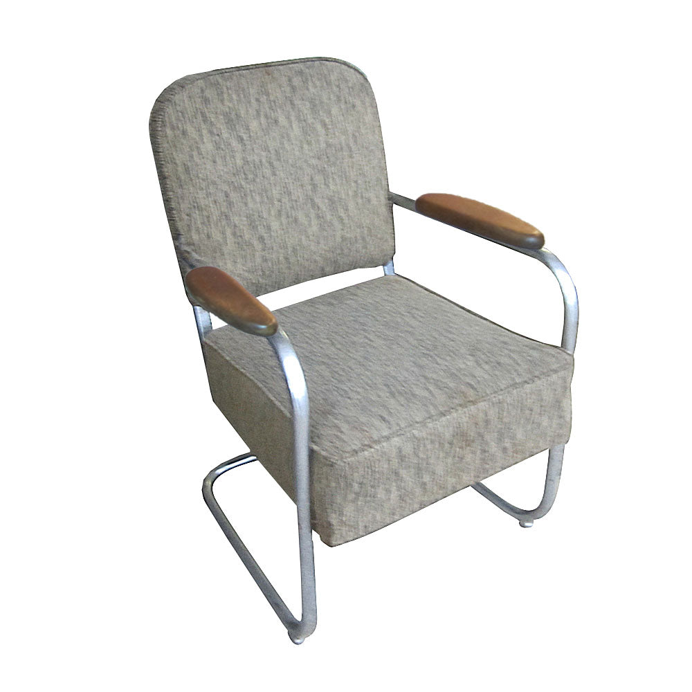 Vintage Royal-Chrome Lounge Chair