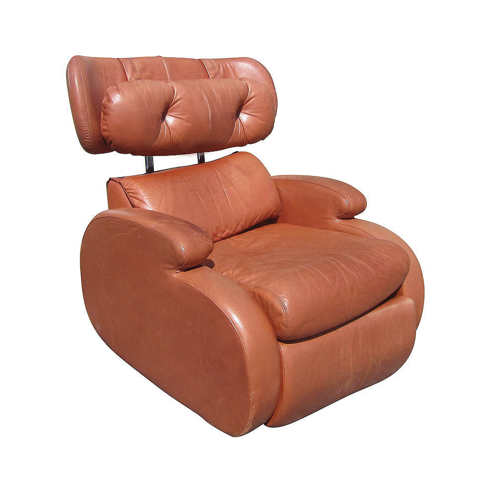 45″ Vintage American Leather Recliner
