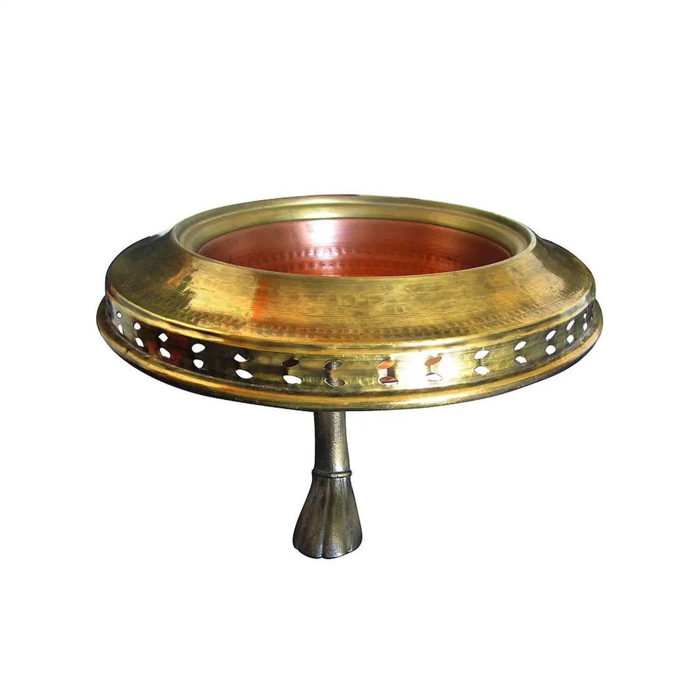 Mid-century Italian brazier with light