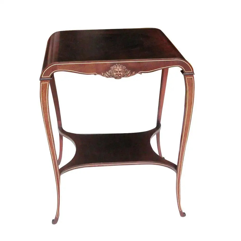 Antique Art Nouveau 2 Tier Table