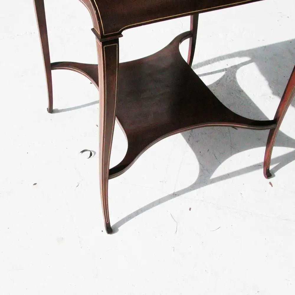 Antique Art Nouveau 2 Tier Table