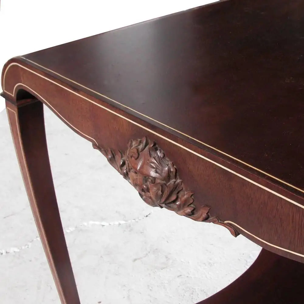 Antique Art Nouveau 2 Tier Table