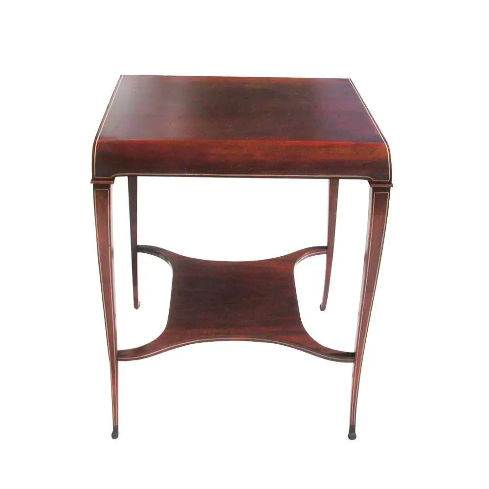 Antique Art Nouveau 2 Tier Table