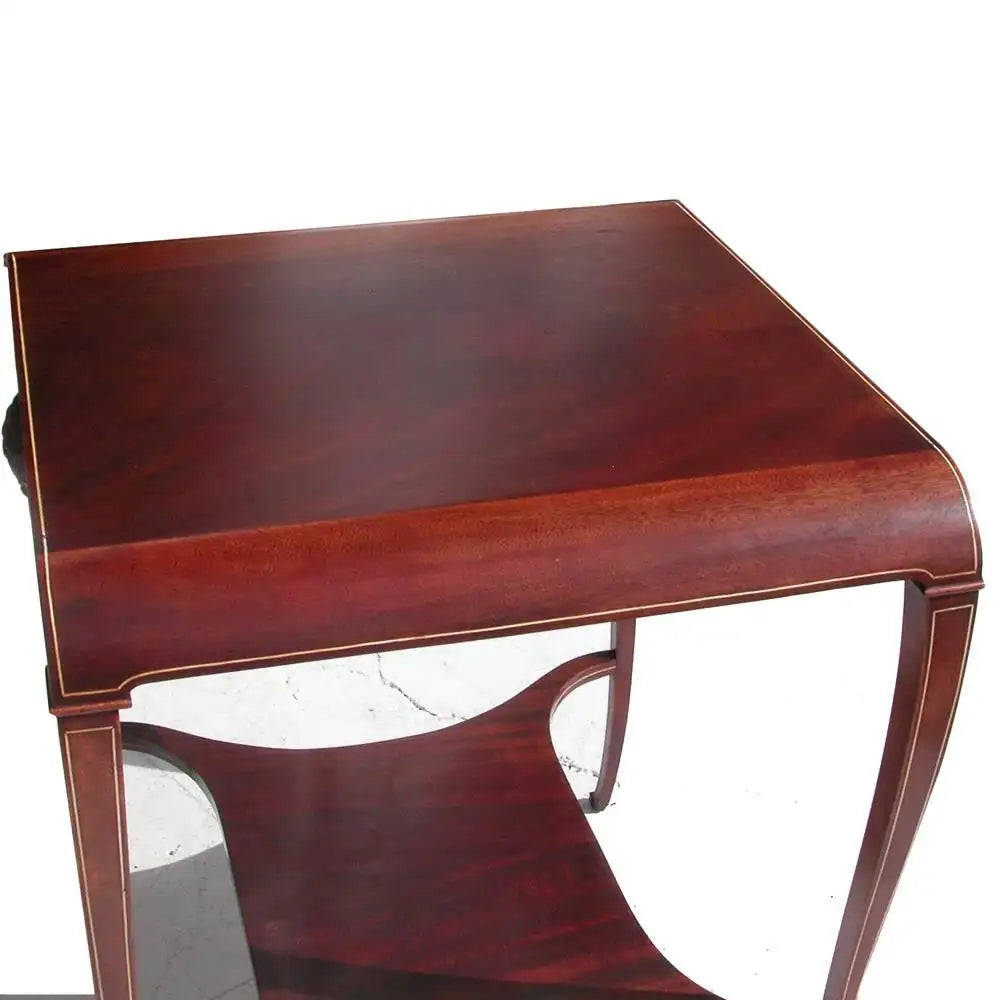 Antique Art Nouveau 2 Tier Table
