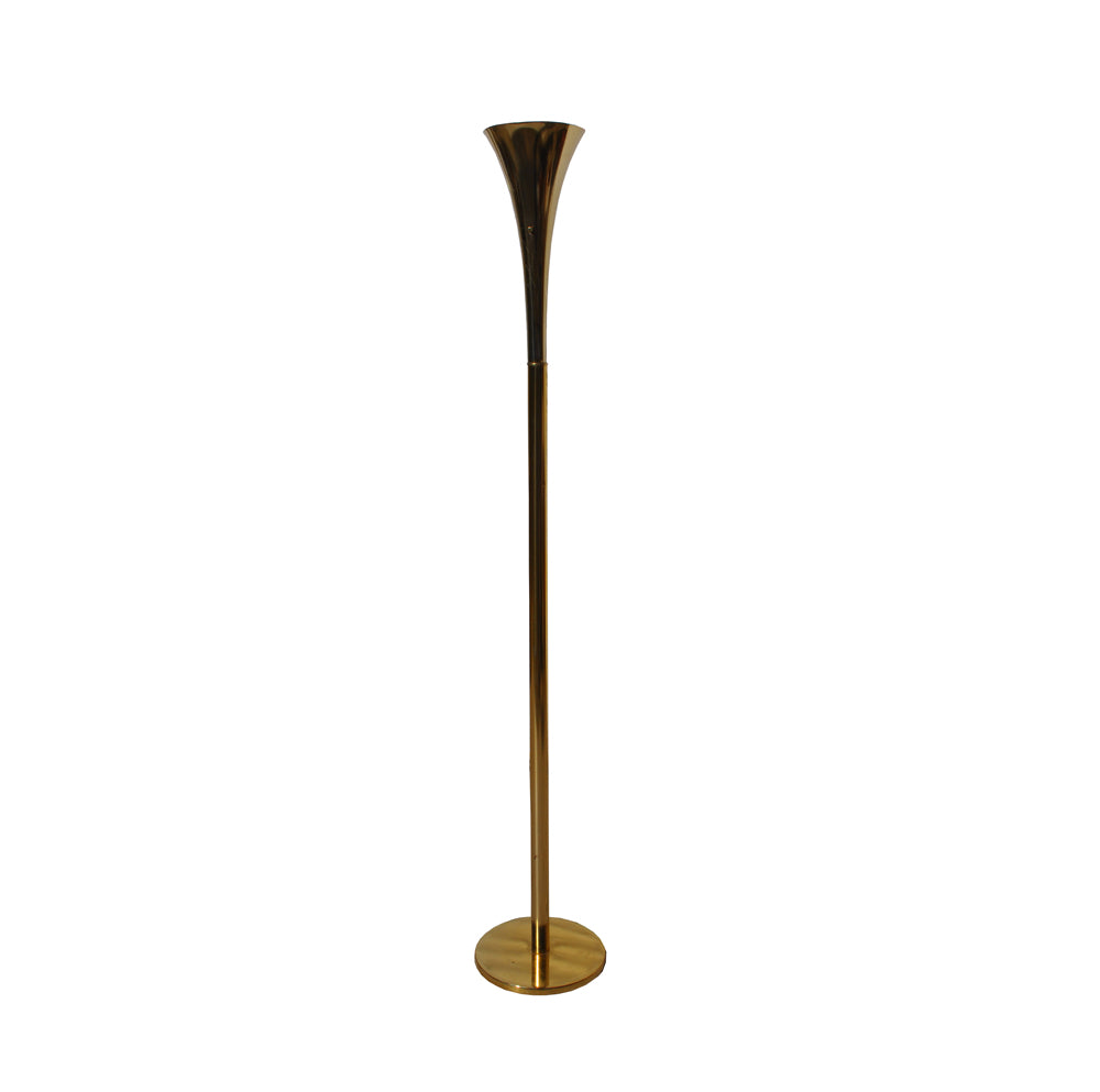 Vintage 5FT Mid Century Laurel Torchiere Brass Lamp (MR15321)