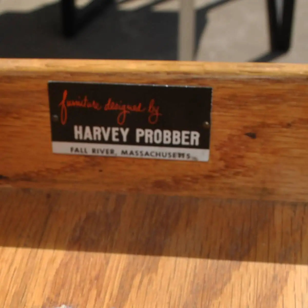 Vintage Mid Century Table Desk by Harvey Probber