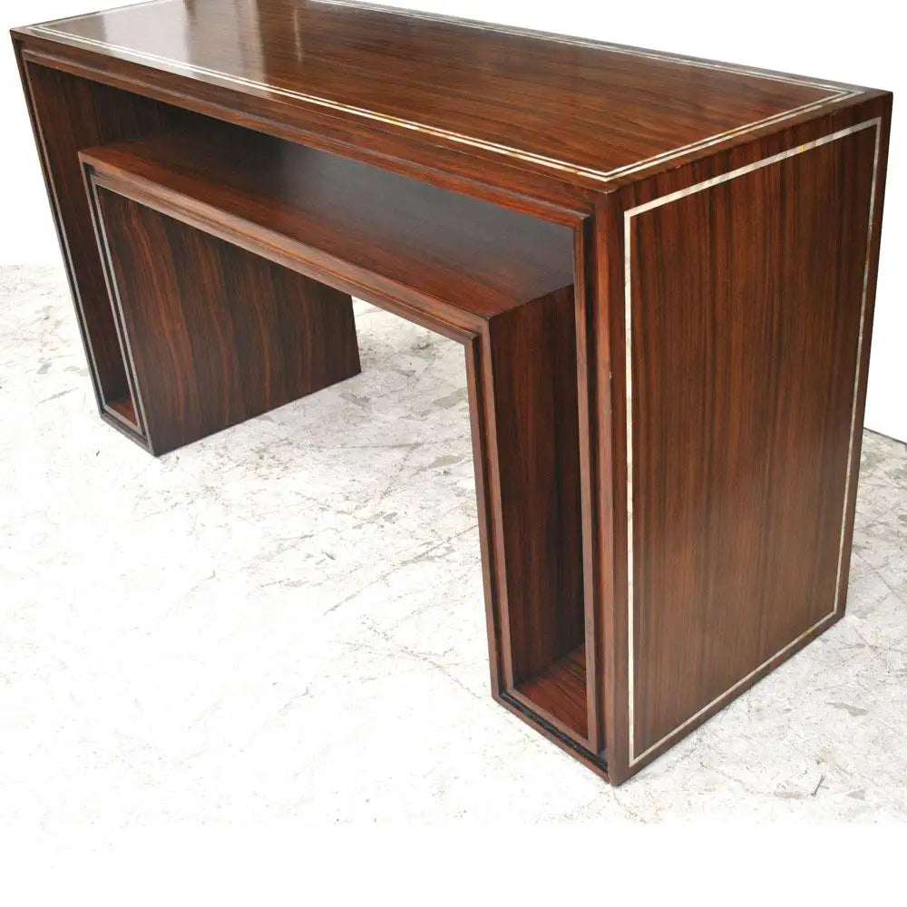 5 ft. Modern Rosewood Mother of Pearl Entry Sofa Table