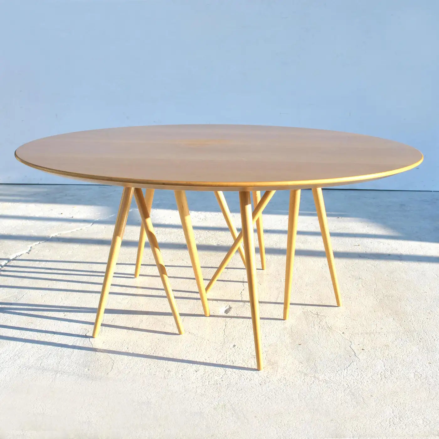 36″ Round Toothpick Cactus Table by Lawrence Laske for Knoll