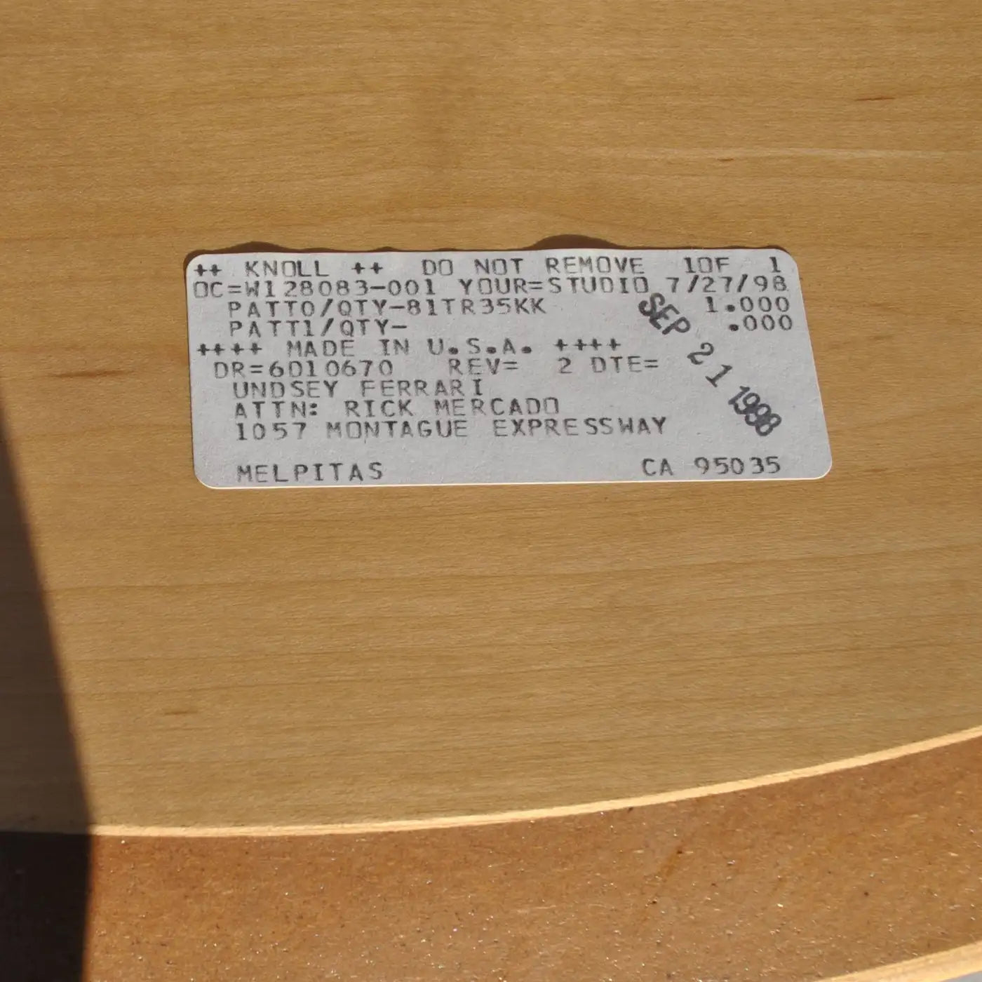 36″ Round Toothpick Cactus Table by Lawrence Laske for Knoll