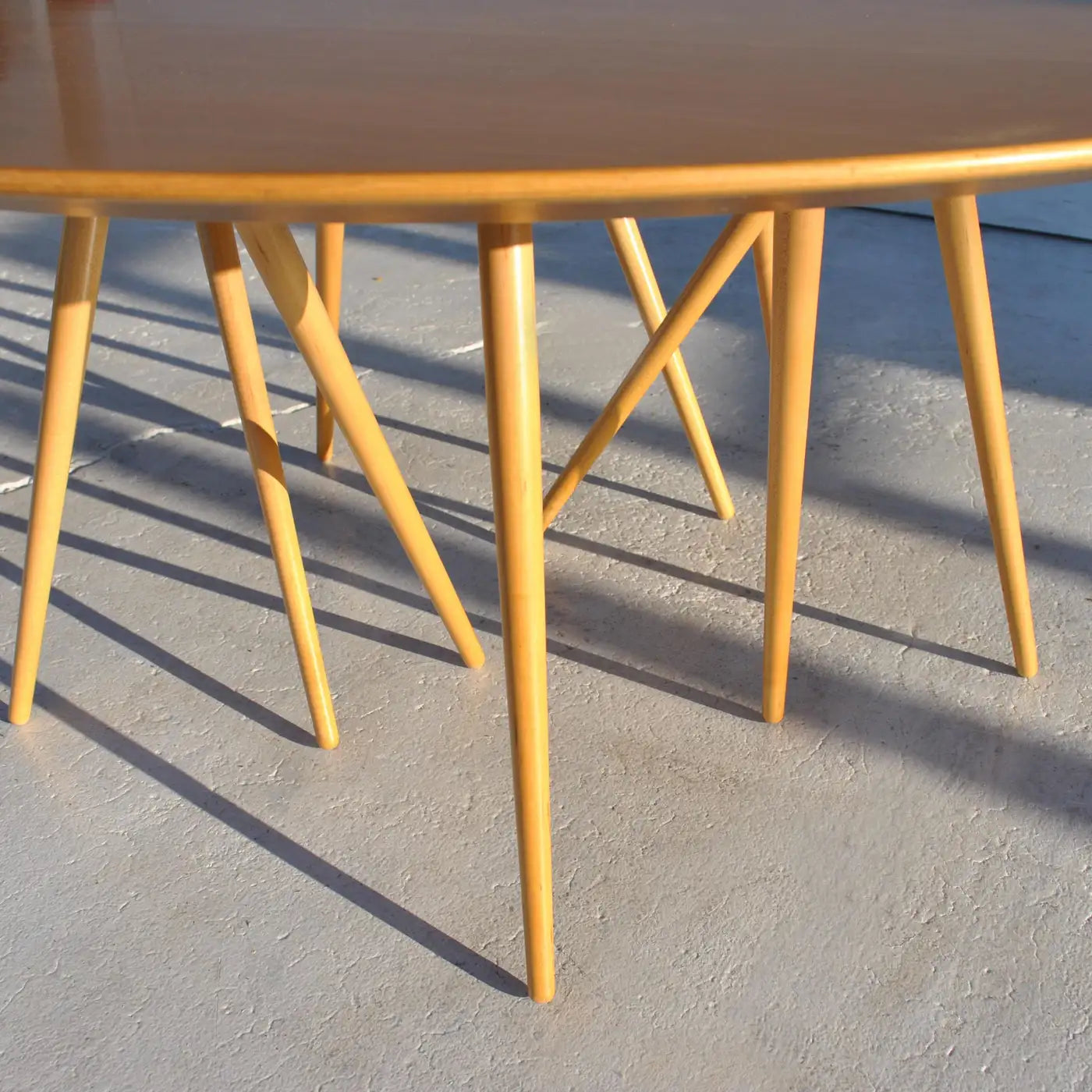36″ Round Toothpick Cactus Table by Lawrence Laske for Knoll