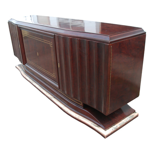 95.5″ 1940s French Deco Sideboard