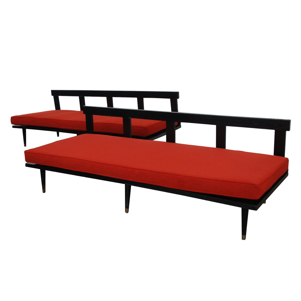 Restored Town & Country Lounge Daybed